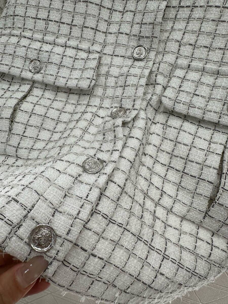 Пиджак Chanel женский графитовый 195261-5