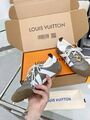 Женские кеды Louis Vuitton женский кожа коричневый x0440745-1-3