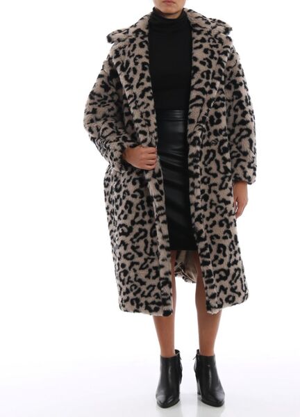 Шуба Max Mara женский леопардовый 91290-3