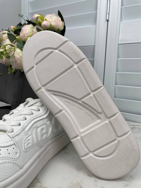 Кеды Alexander Wang женский кожа белый 138562-4