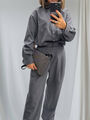 Костюм Brunello Cucinelli женский графитовый 194982-2
