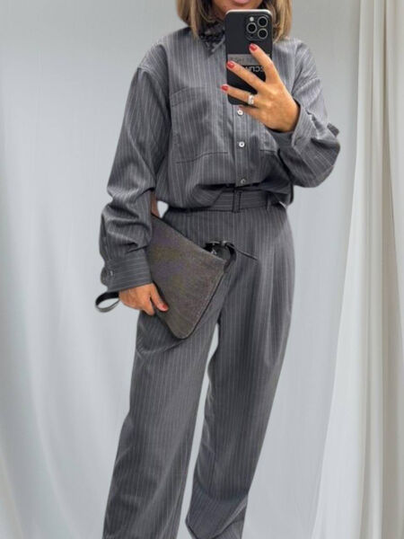 Костюм Brunello Cucinelli женский графитовый 194982-2