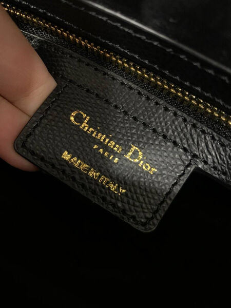Сумка Dior Saddle женский кожа черный 74392-4