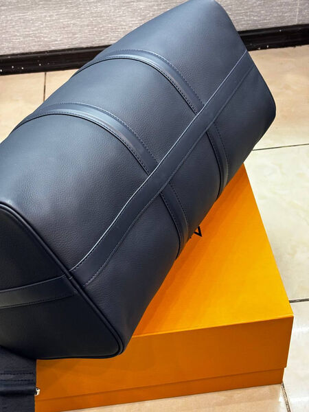 Дорожная сумка Louis Vuitton мужской кожа синий 169296-4