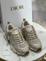 Кросоовки Christian Dior женский кожа бежевый 180830-2