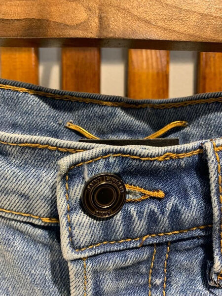 Шорты Saint Laurent женский джинса синий 117790-3