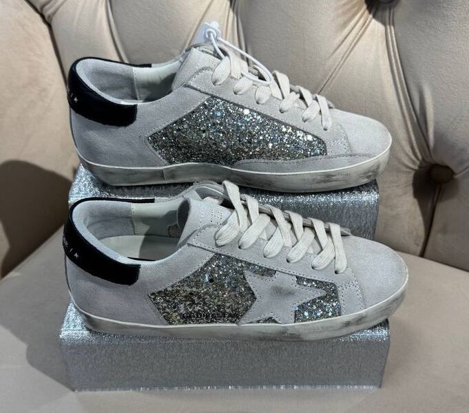 Кеды Golden Goose женский замша графитовый 188905