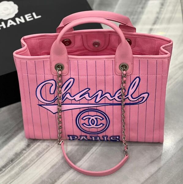 Сумка Chanel Shopping женский кожа розовый 109229