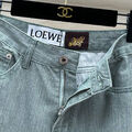 Джинсы Loewe женский джинса бирюзовый 173779-2