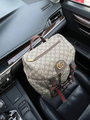 Мужской рюкзак Gucci мужской текстиль бежевый 53343-4