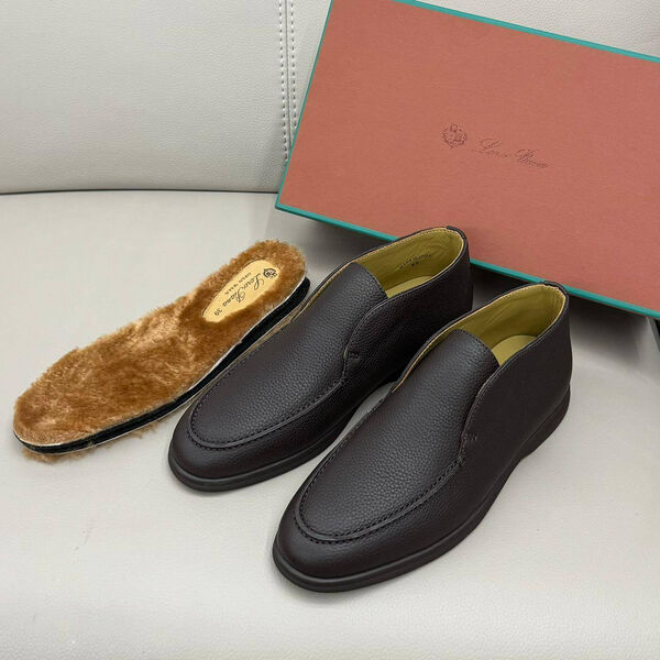 Мужские лоферы Loro Piana мужской кожа 135726-9