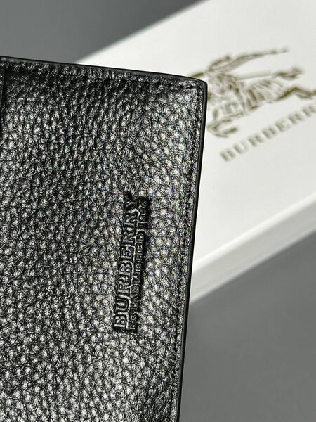 Мужской портмоне Burberry мужской кожа черный 154032-6