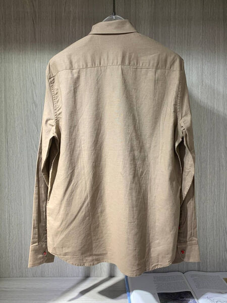Мужская рубашка Kiton мужской бежевый 179849-3