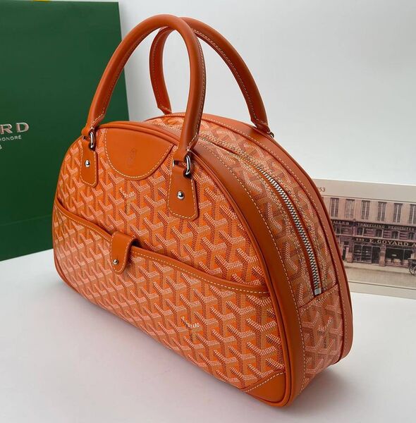 Сумка Goyard женский кожа бордовый 141402