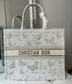 Сумка Christisn Dior Book 41 женский текстиль бежевый 141843-1