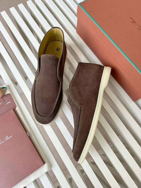 Мужские лоферы Loro Piana мужской замша 135577-5
