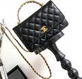 Сумка Chanel женский кожа черный 123260-1