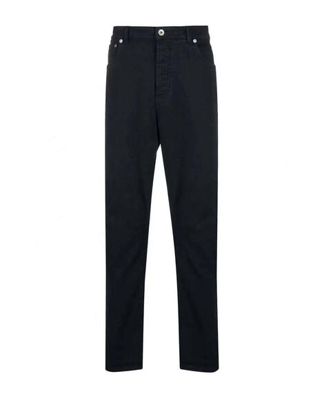 Мужские джинсы Brunello Cucinelli мужской джинса черный 135325-3