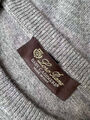 Мужской джемпер Loro Piana мужской вязаная ткань графитовый 133487-5