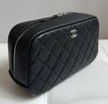 Косметичка Chanel женский кожа черный 154955-1