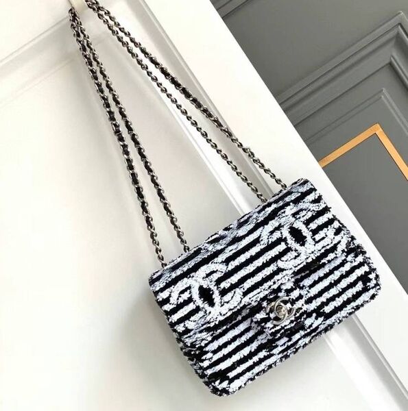 Сумка Chanel 2.55 женский текстиль черный 150583
