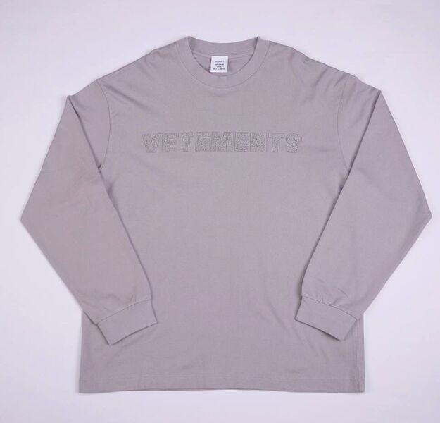 Мужской лонгслив Vetements мужской графитовый 166729