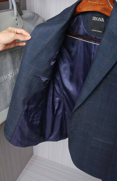 Мужской пиджак Zegna мужской графитовый 130634-4