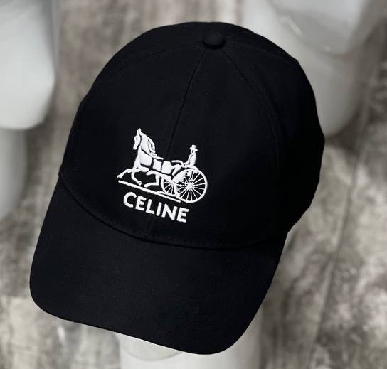 Кепка Celine женский текстиль черный 112316