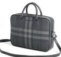 Мужской портфель Burberry мужской текстиль графитовый 115317-1