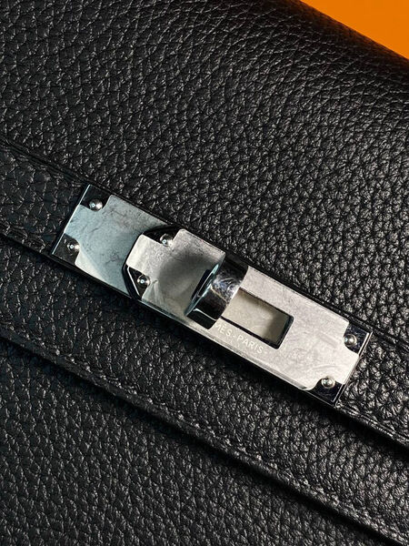 Мужская сумка мессенджер Hermès мужской кожа черный 155332-3