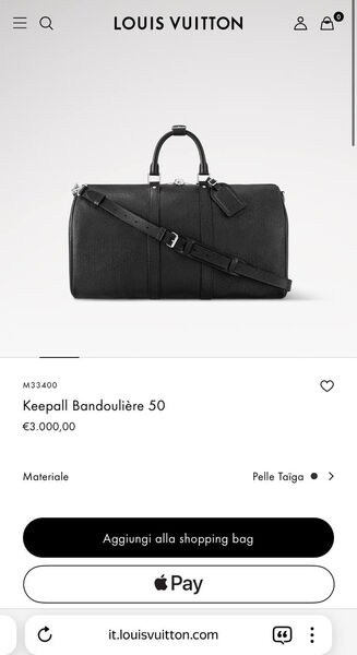 Дорожная сумка Louis Vuitton мужской кожа черный 170412-6