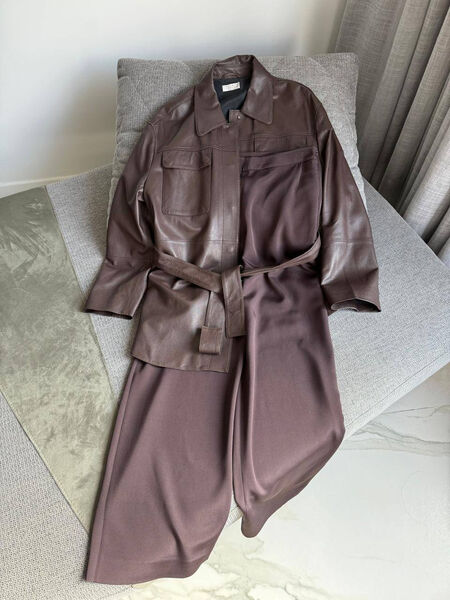 Куртка Brunello Cucinelli женский кожа 157584-2