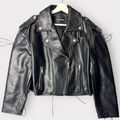 Куртка Balenciaga женский кожа черный 159653-1