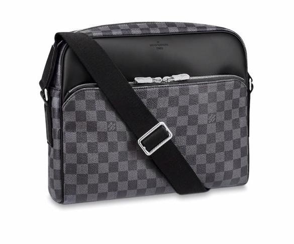 Мужская сумка мессенджер Louis Vuitton Dayton Reporter мужской канва графитовый 41199-7