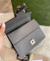 Сумка Gucci Dionysus Mini женский кожа графитовый 97063-2