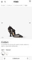 Туфли Fendi женский сетка графитовый 188803-6
