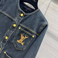 Куртка джинсовка Louis Vuitton женский джинса синий 147309-4