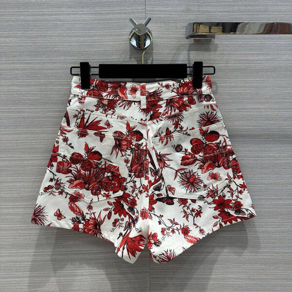Шорты Christian Dior женский бордовый 144958-2
