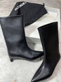 Сапоги Jil Sander женский кожа черный 127516-6