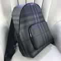 Рюкзак Burberry London Check мужской черный,серебристый 64997