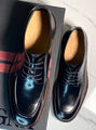 Мужские туфли Zegna мужской кожа черный 173123-3