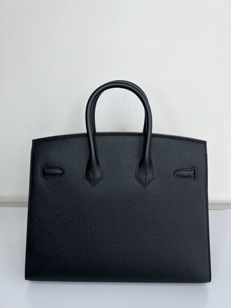 Сумка Hermès Birkin 25 женский кожа черный 139364-3