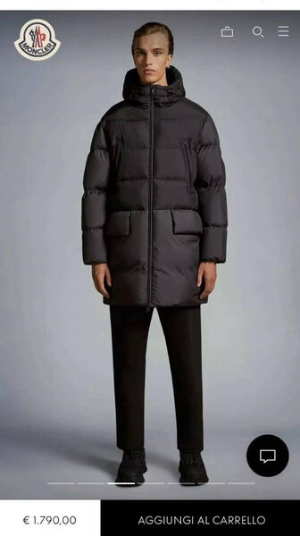 Мужской пуховик Moncler мужской черный 200587-3