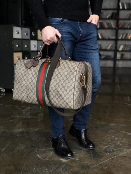 Дорожная сумка Gucci мужской канва 19156-3
