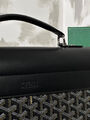 Мужской портфель Goyard мужской кожа черный 121568-8