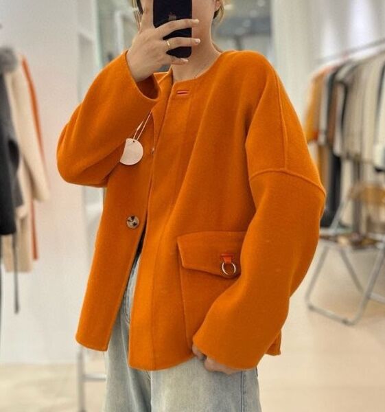 Пиджак Hermès женский оранжевый 158919
