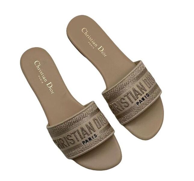 Мюли Christian Dior женский бежевый 54519