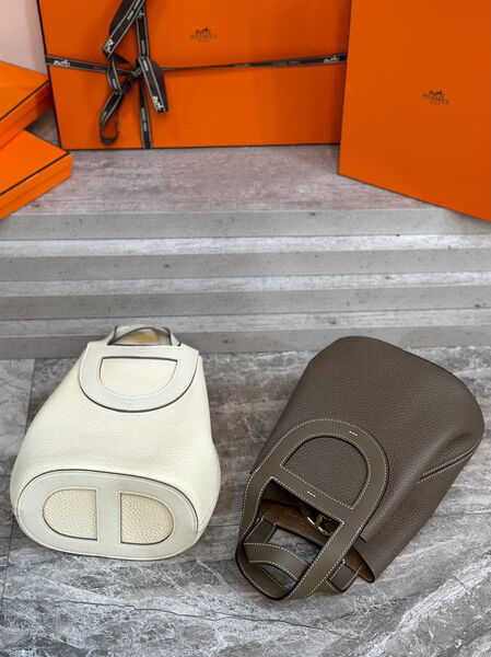 Сумка Hermès женский кожа белый 110781-4