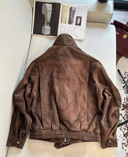 Куртка Saint Laurent женский замша 196672-2