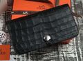 Купюрница Hermès мужской кожа черный 37321-1